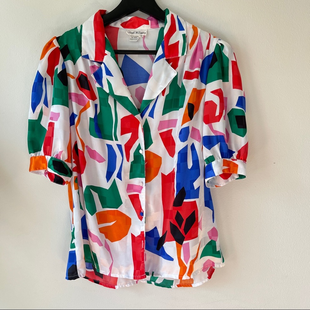Vintage Lloyd Williams button down blouse - Picture 8 of 12